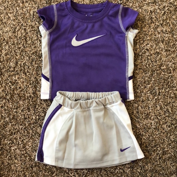 nike shirt and skirt set